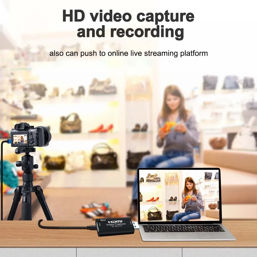 Ms2130 4K HDMI video capture card USB 3.0 1080P 60FPS game recording box for PS4 camera laptop PC live streaming broadcasting video capture card
