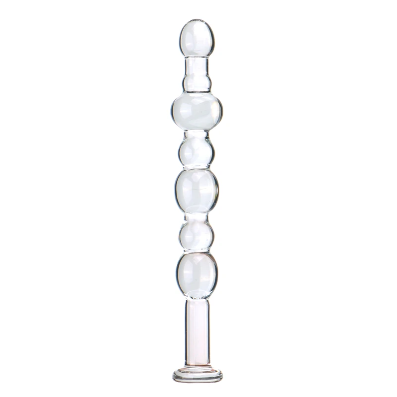 Glatt Transparentes Analplug Aus Glas Massagegerät Für Erwachsene_voghion.com