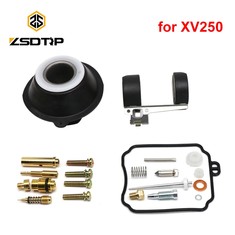 Zsdtrp Per Yamaha Xv250 Virago V-Star Carburatore Carb Rebuild Kit Di Riparazione