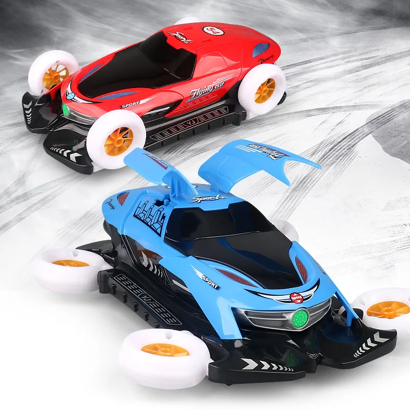 Electric Universal Rotating Stunt Car Vehicle Transform Double Sided 360° Rotating Racing Car With Light Music Toy For Boys Gift 360° electric universal rotating stunt car vehicle transform double sided rotating racing car with light music toy children s t