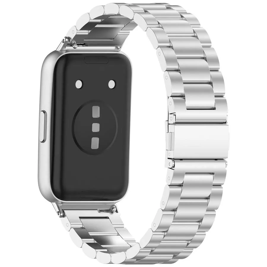 Premium Stainless Steel Strap - Elegant Metal Bracelet for Smart Watches, Wristband Accessory