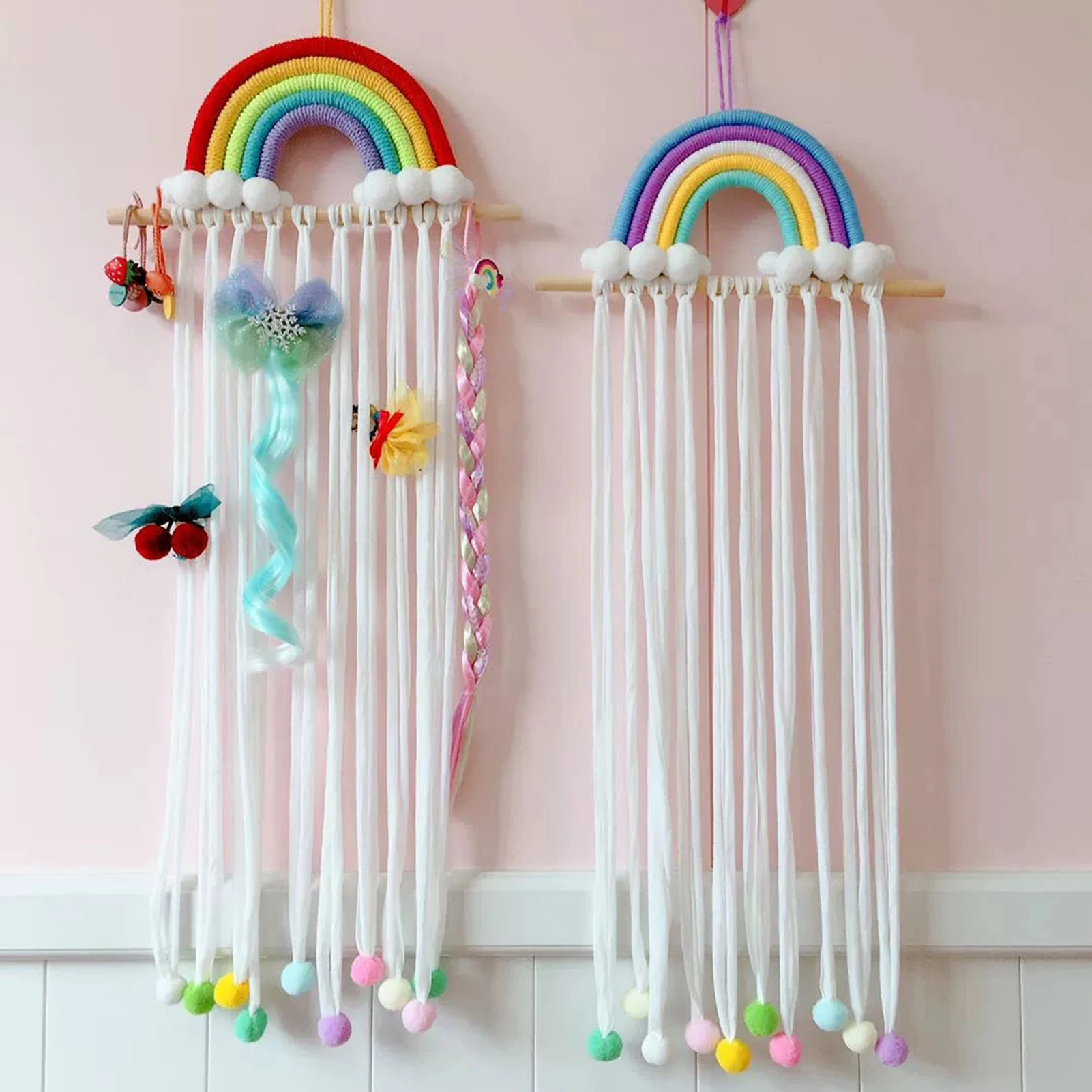 

Wall Decor Chic Bright-colored Handmade Woven Wall Hanging Decor Photo Props Room Decoration Wall Decoration Wall Ornament