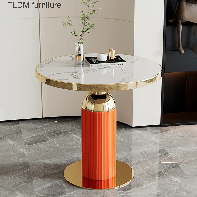 

Современный кофейный столик в скандинавском стиле для гостиной, роскошные минималистичные журнальные столики премиум-класса, белый кофейный столик, домашняя мебель