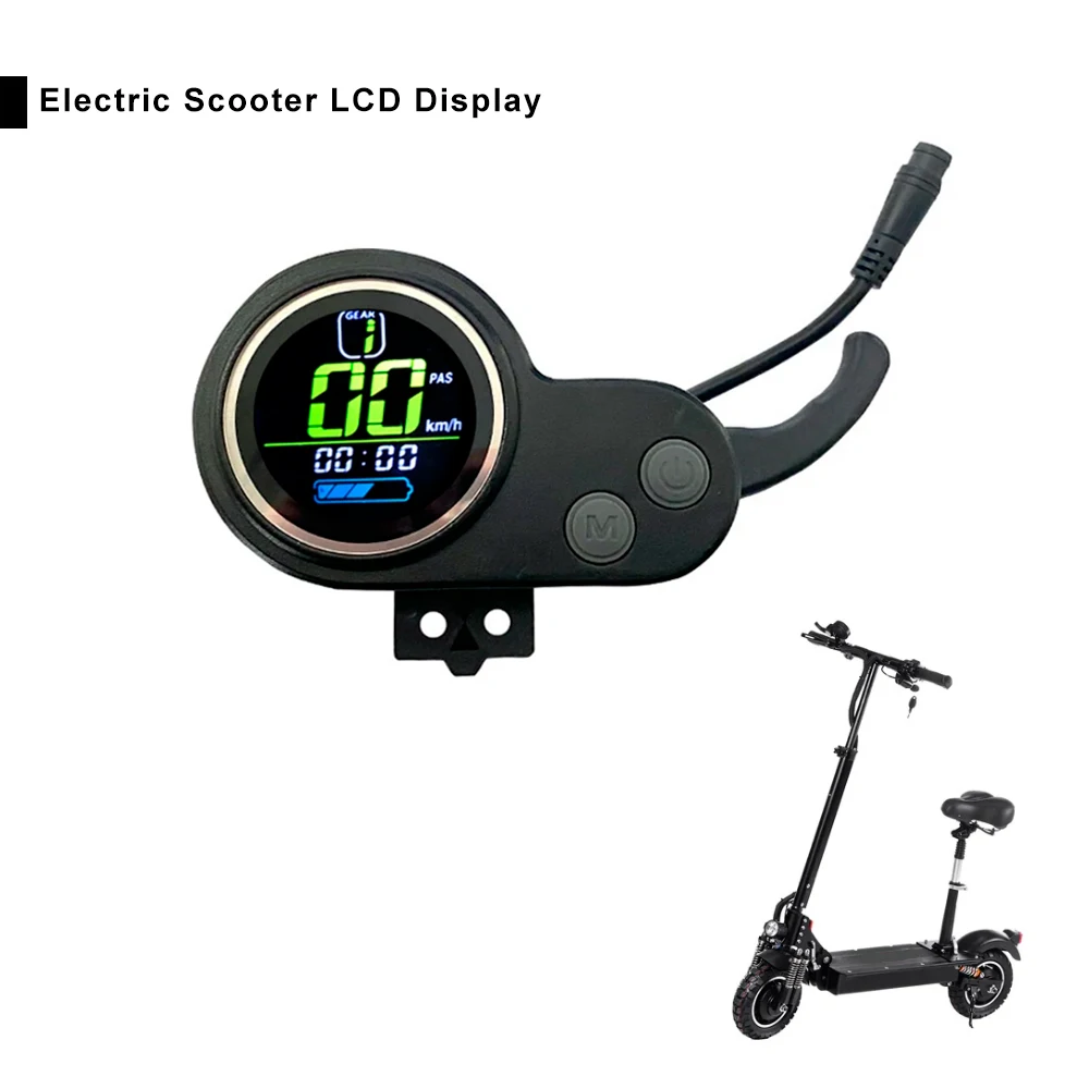 P3H Elektrische Fahrrad Meter Display Panel Meter Display 24V 36V 48V 60V Für Elektrische Roller