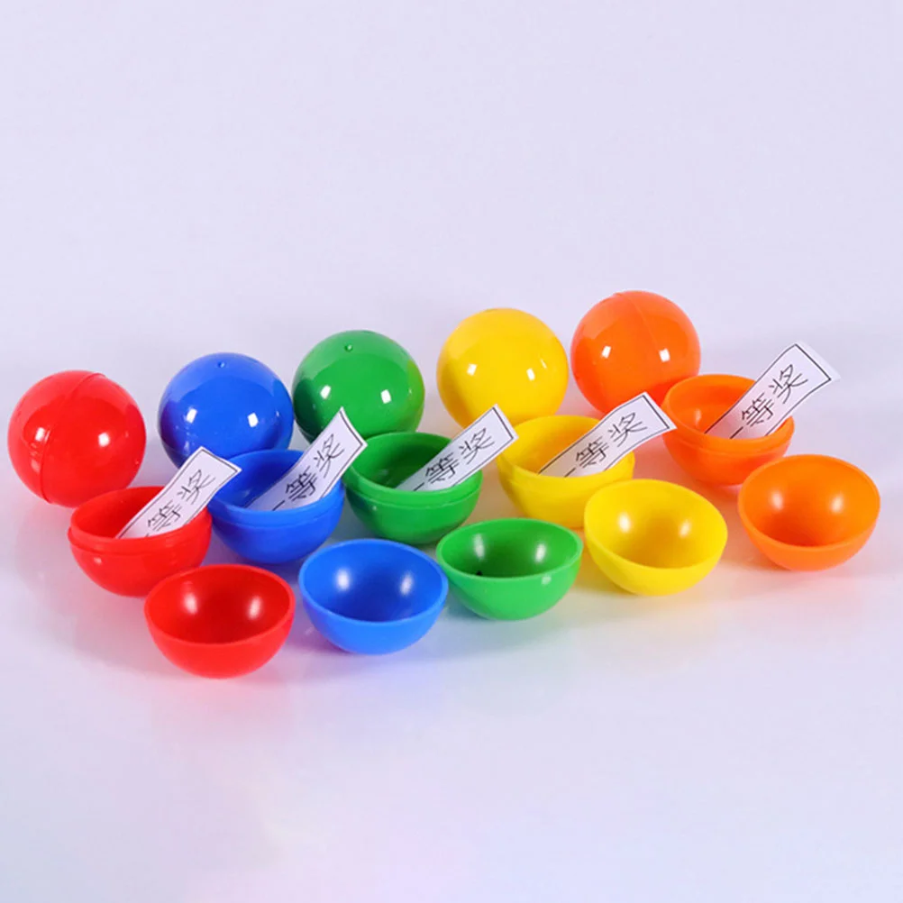 Lottery Balls Colored Raffle Lottery Table Game mixed color ball smooth seamless cover opening grabbing the prize ball
