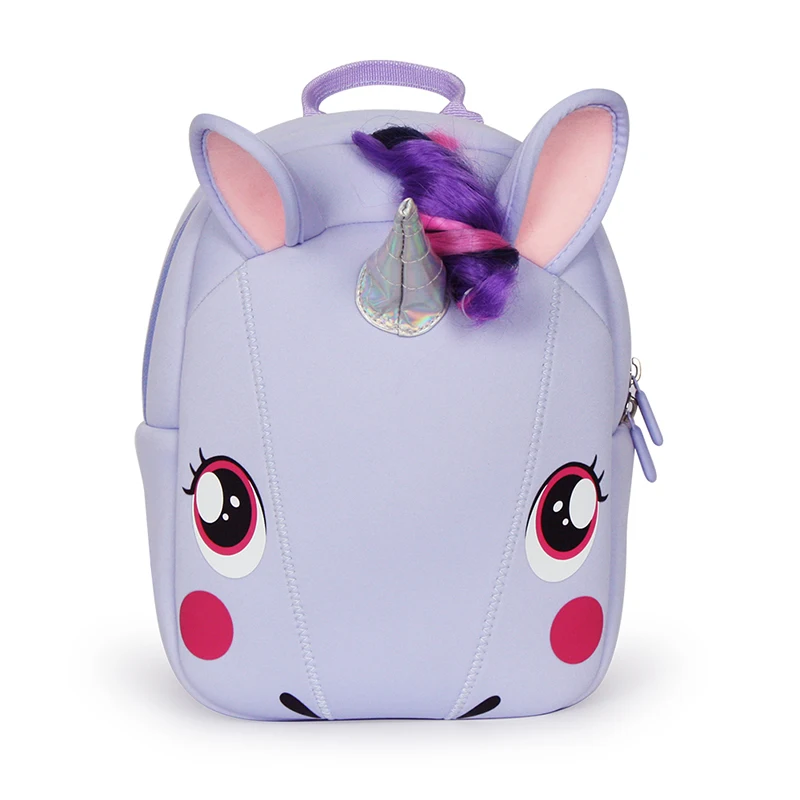 Baby Girl Backpack Toddler Girl Backpack 3D Unicorn Cartoon Travel Pre School Bag for Kid Backpacks with Safety Leash 1-5 Years