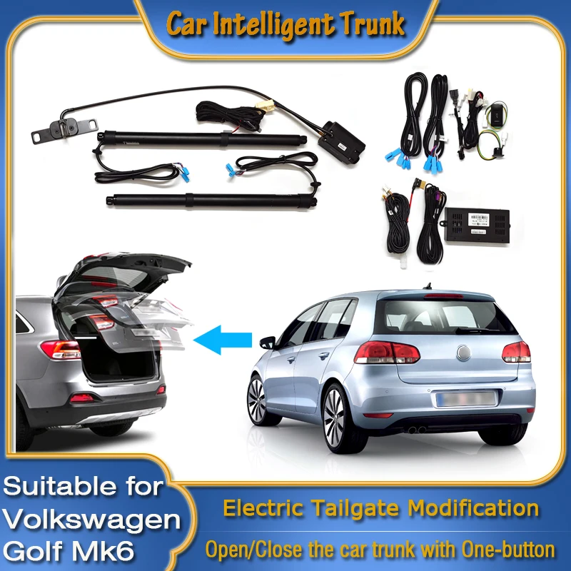 

For Volkswagen Golf Mk6 A6 5K 2008~2012 Car Power Trunk Opening Smart Electric Suction Tailgate Intelligent Tail Gate Lift Strut