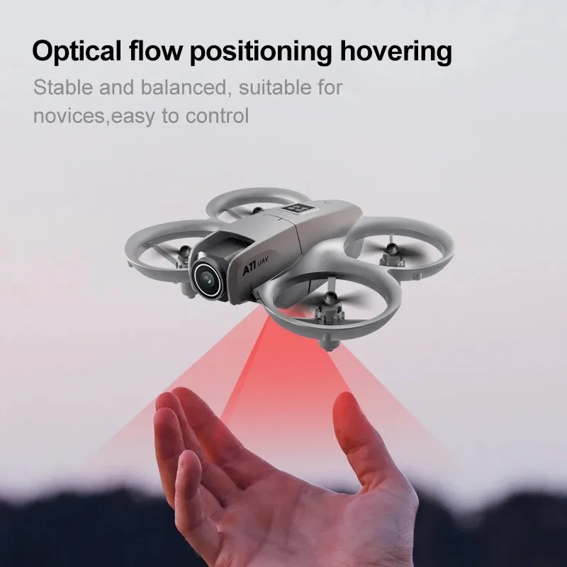 Mini Drone Lenovo A11 4K/8K Caméra WiFi FPV Moteur Sans Balais Pliable