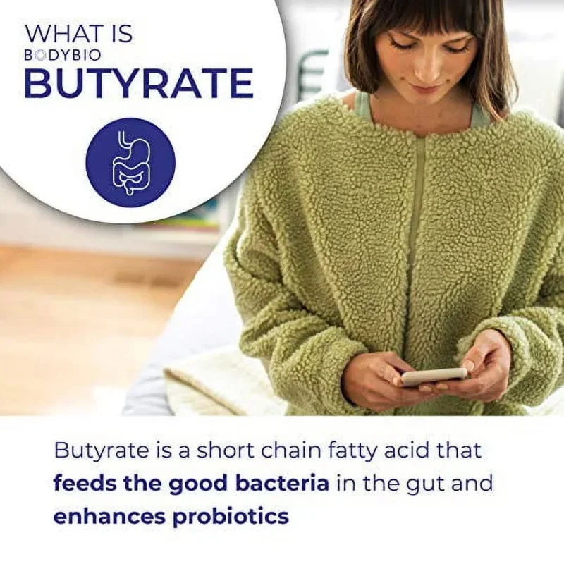 Sodium Butyrate Short-chain Fatty Acids Intestinal Health Supplement Promotes Digestion Liver Function DNA Health Non-GMO
