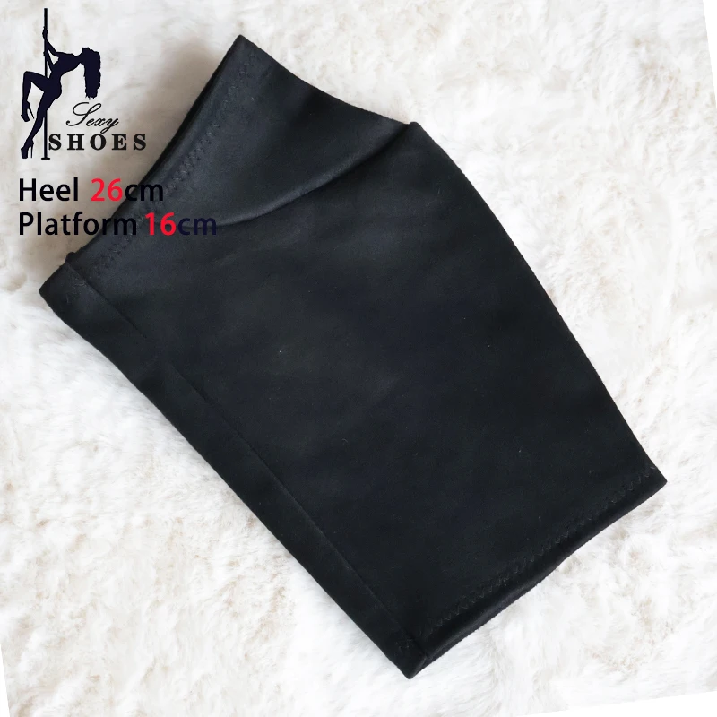Boot Protective Cover Suede Surface Pole Dance Boots Cover 26cm High Heels 16cm Platform Training Shoes Protector Wear-Resist