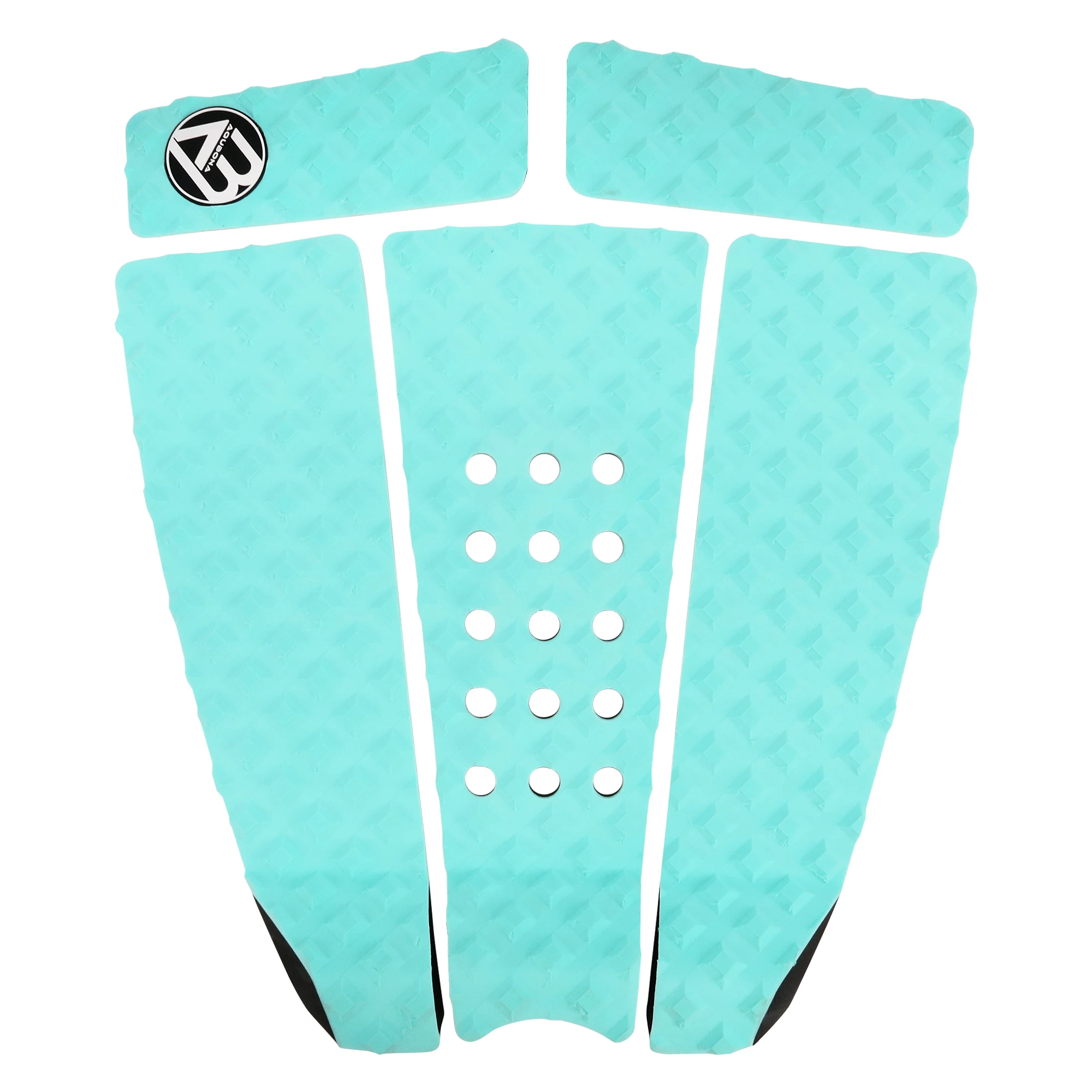 Surfboard EVA Traction Pad 5 Piece Stomp Pad with 3M Adhesive Professional Tail Pad Applies All Boards surfboard traction pad