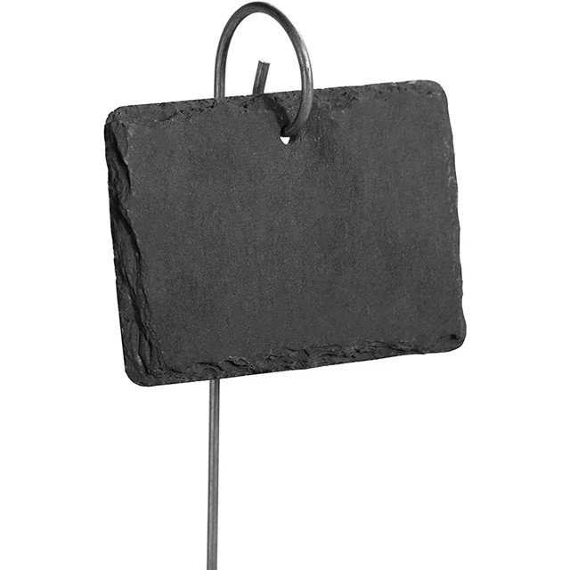 10X8Cm Kerti Dekoratív Medál Virágnév Címke, Óvodai Fa Vetőmag Zöldség Zamatos Növény Cserepes Növénynév Pala Címke - Image 3