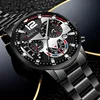 GENEVA Men's Creative  Six-Pin Watch Alloy Steel Band Quartz Watch Men Watch New Luxury  Men's Quartz WristWatch 1