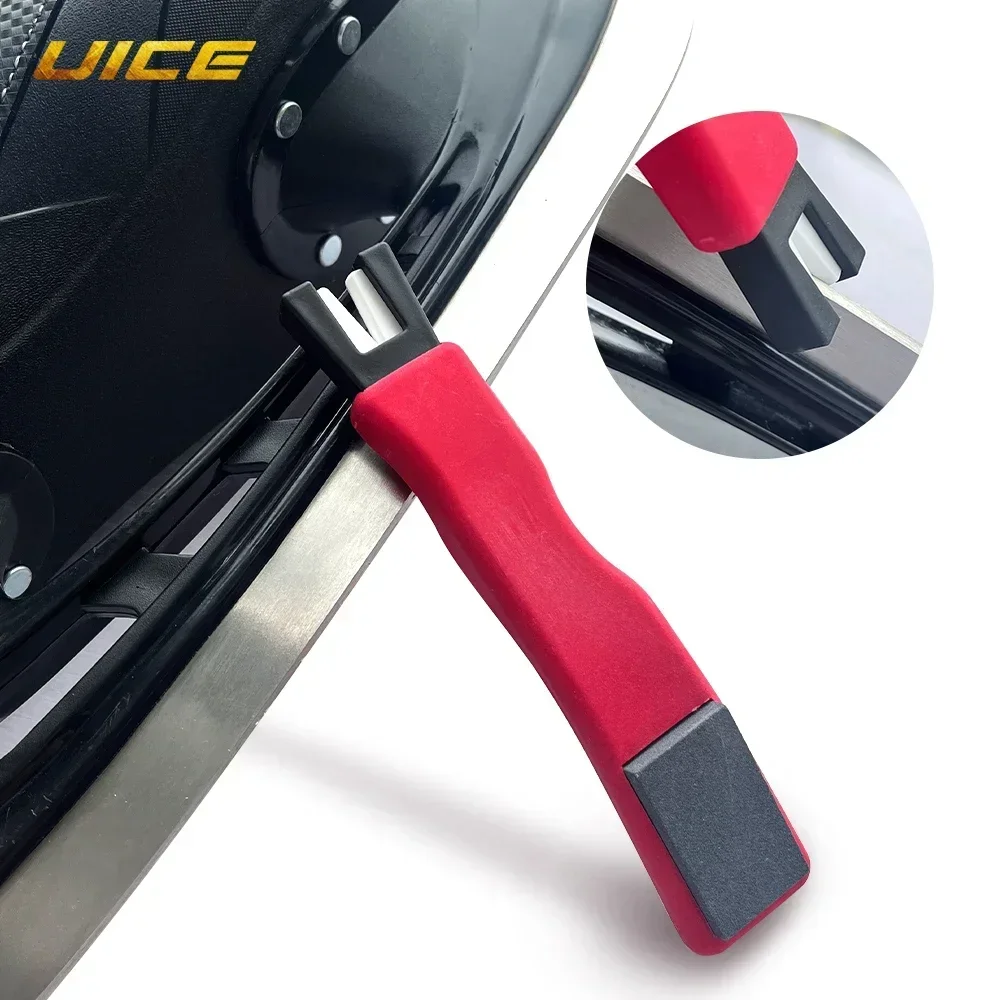 Handheld Ice Skate Edge Blade Sharpener Grindstone Sharpening Stone Tool for Ice Hockey Skates Figure Skating Blade 2