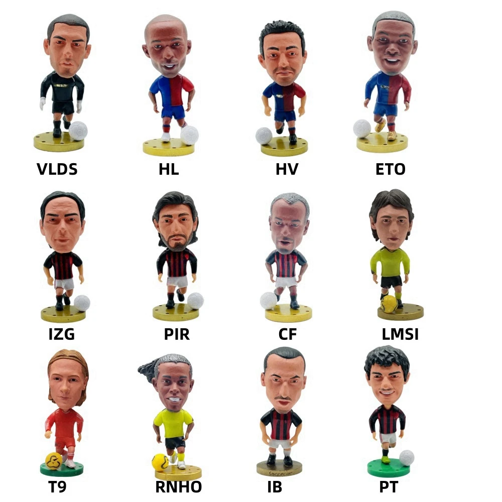 Mini Figure Toys 2025 Soccerwe Soccer Player Action Figures Collectible For Fans & Decor