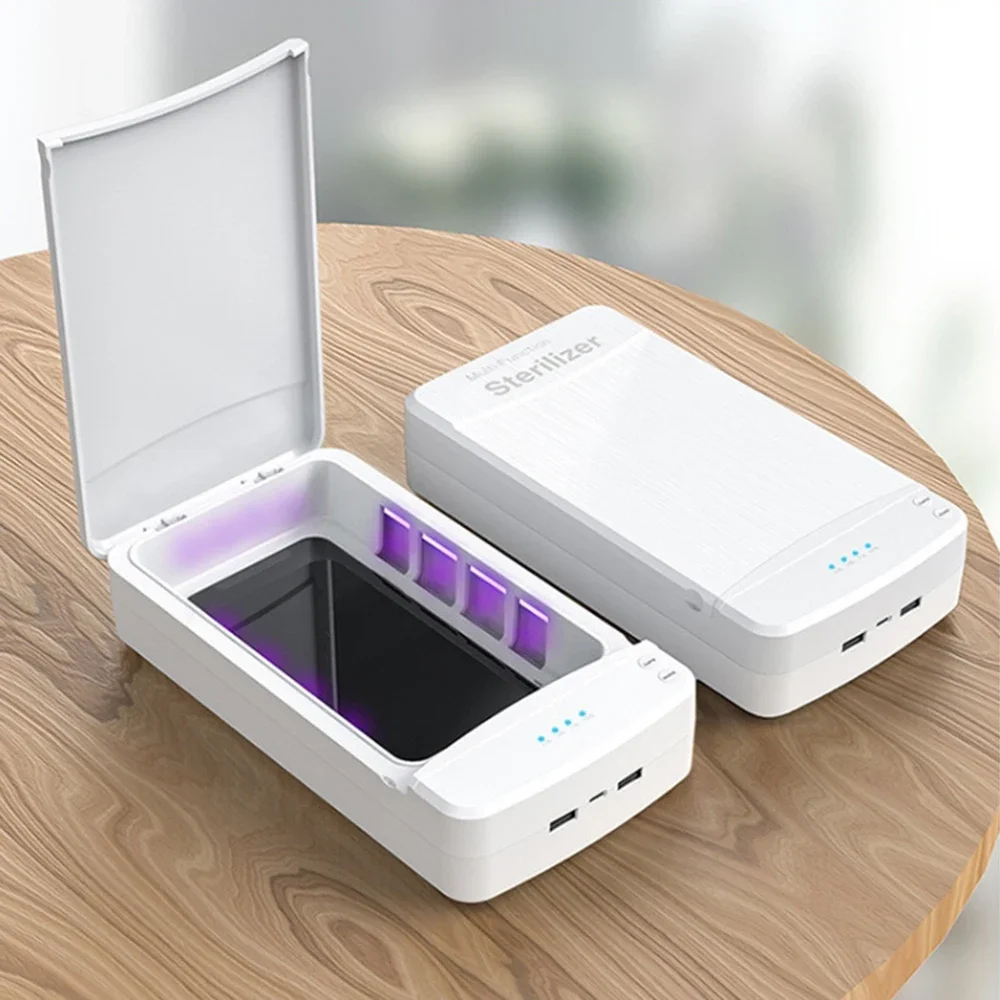 Nail Tool Cleaner Box,UV Sterilizer Intelligent and Makeup Tool UV Aromatherapy Box for Manicure Tools Nail Art Equipment