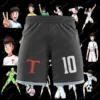 captain Tsubasa School Nansheng Olive And Benji Football Team Uniform Beach Pants Customized High Quality Clothing Customizable 3