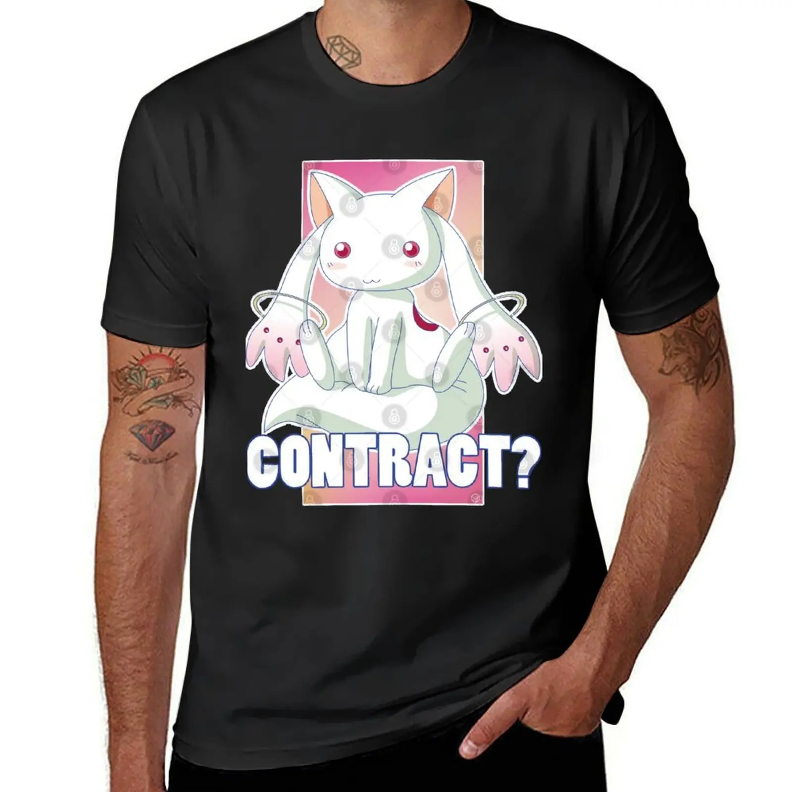 

Vintage Puella Magi Madoka Magica Gift Movie Fans T-Shirt plus size tops tees quick-drying mens graphic t-shirts hip hop