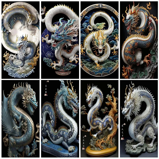 Dragon 5D Diamond Painting Kit Animal Dragon Diamond Mosaic Animal Full  Diamond Embroidery Painting DIY Home Decor Gift - AliExpress