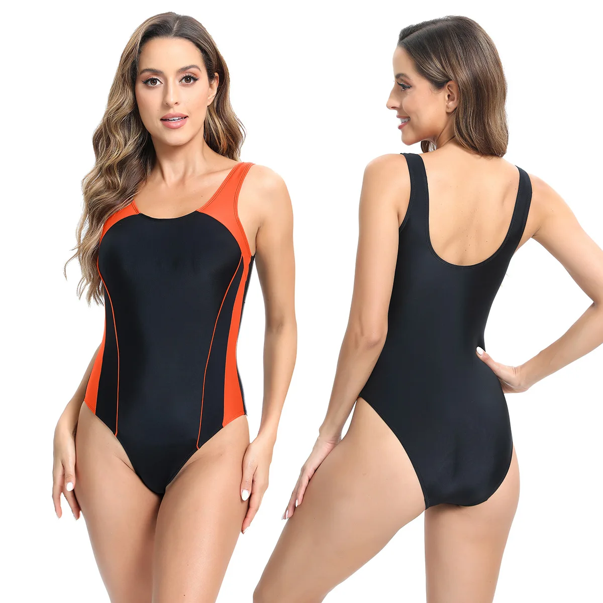 

Sport Swimwear Female Summer One Piece Swimsuit Women Patchowork Monokini Biquinis Bathing Suit Bodysuit Beach Wear Swim Pool