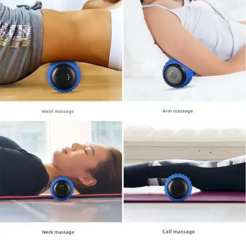Electric Peanut Skin Yoga Ball Massage Fitness Vibration Massage Muscle Relaxation Peanut Shake Ball Health Fitness
