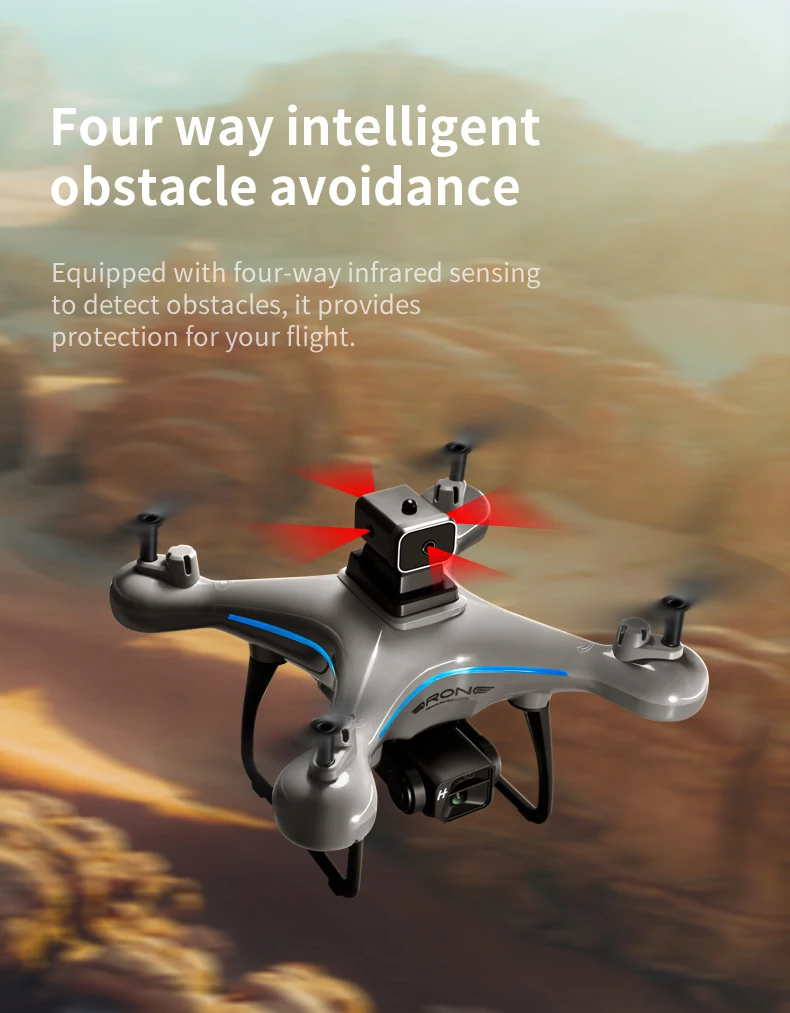 Description Picture 6 of itemKY102 Drone Profesional 8K Dual-Camera Aerial Photography 360°Obstacle Avoidance Optical Flow Four-Axis Remote Control Aircraft
