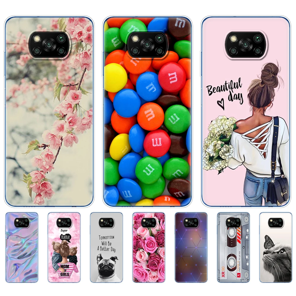 Per Xiaomi Poco X3 Custodia Nfc Custodia Morbida In Silicone Per Poco X3 Custodia Nfc Paraurti In Tpu Per Poco X3 Pro Nfc 6.67 ''Cover Posteriore Per 