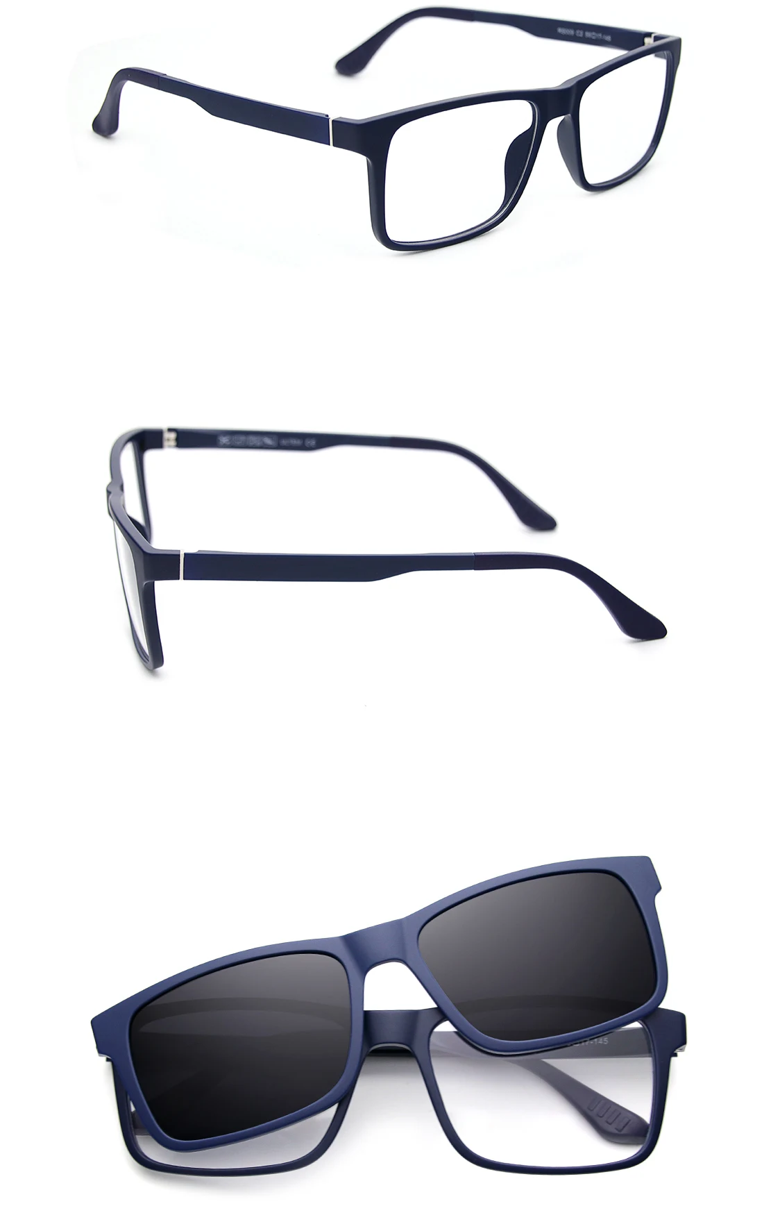 Classic Magnetic Sunglasses And Optical Glasses Combo Frame_voghion.com