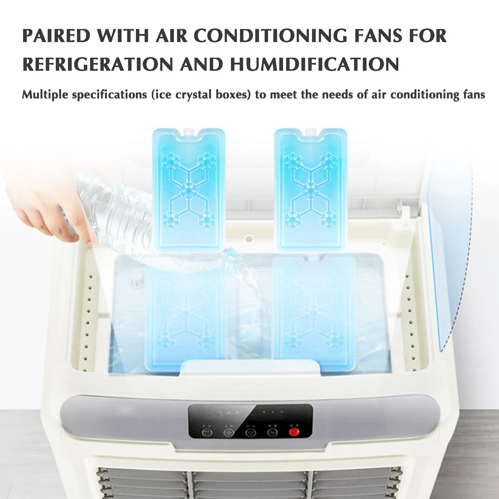 Camping Ice Packs Quick Freezing Fresh-keeping Ice Box Picnic Box Cooling Pack Cooling Crystal Camping BBQ