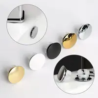 Round Sink Overflow Covers Copper double layer Wash Basin Overflow Ring Plug Replacement Sink Hole Cover Kitchen Bathroom 2