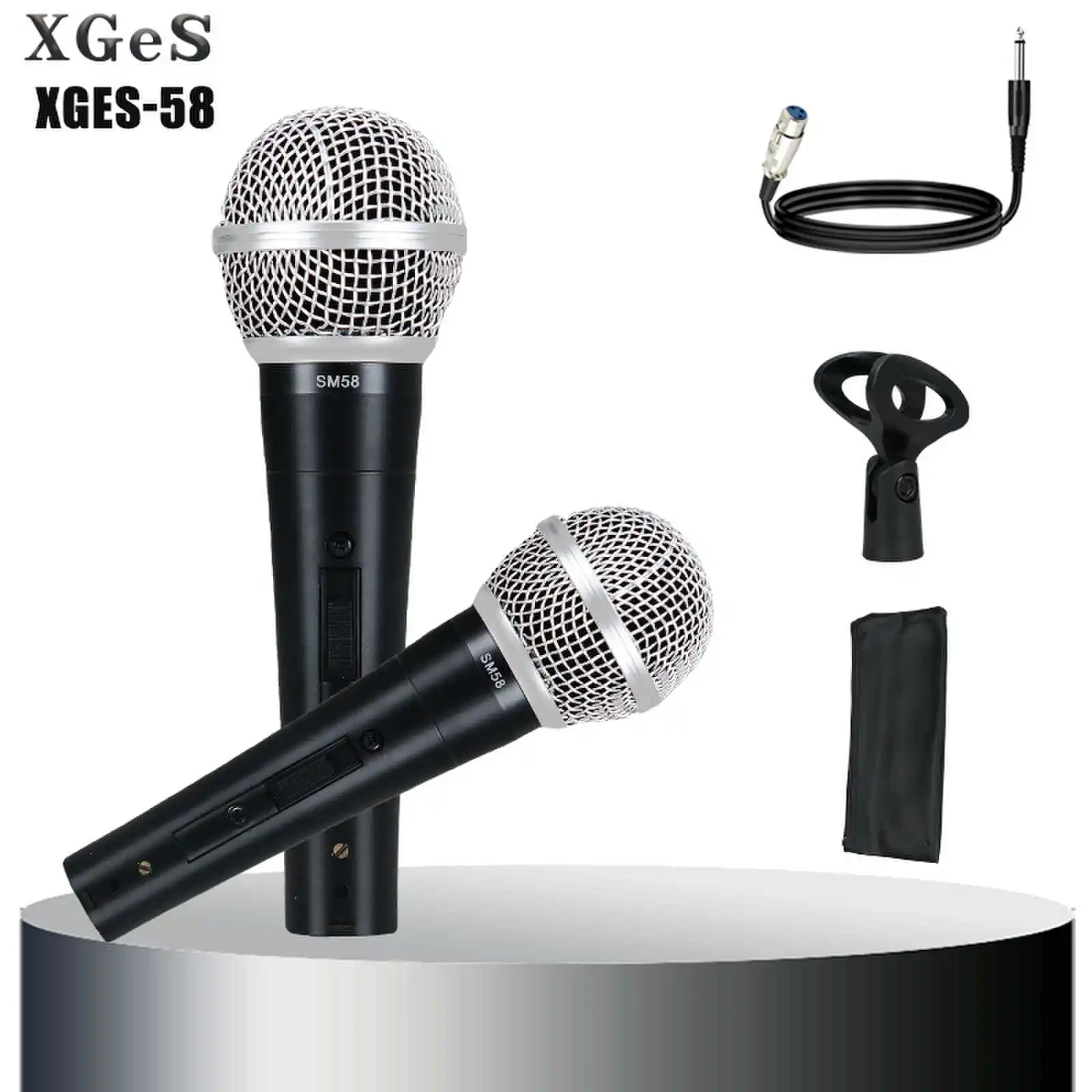 Sm-58S 카디오이드 다이나믹 마이크, 무대 노래방 전문 유선 마이크, BBOX 녹음 보컬