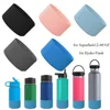 For Aquaflash HydroFlask And More 12-40 oz Anti-Slip Bottle Bottom Sleeve Cover Hexagon Texture Water Bottle Pad Protective Case 2