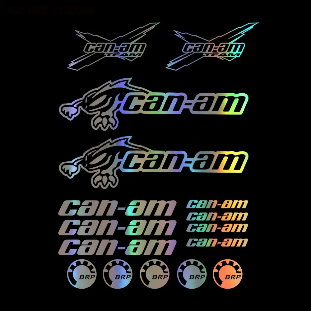 

Наклейка на автомобиль, водонепроницаемая, ПВХ, Canam Team, BRP