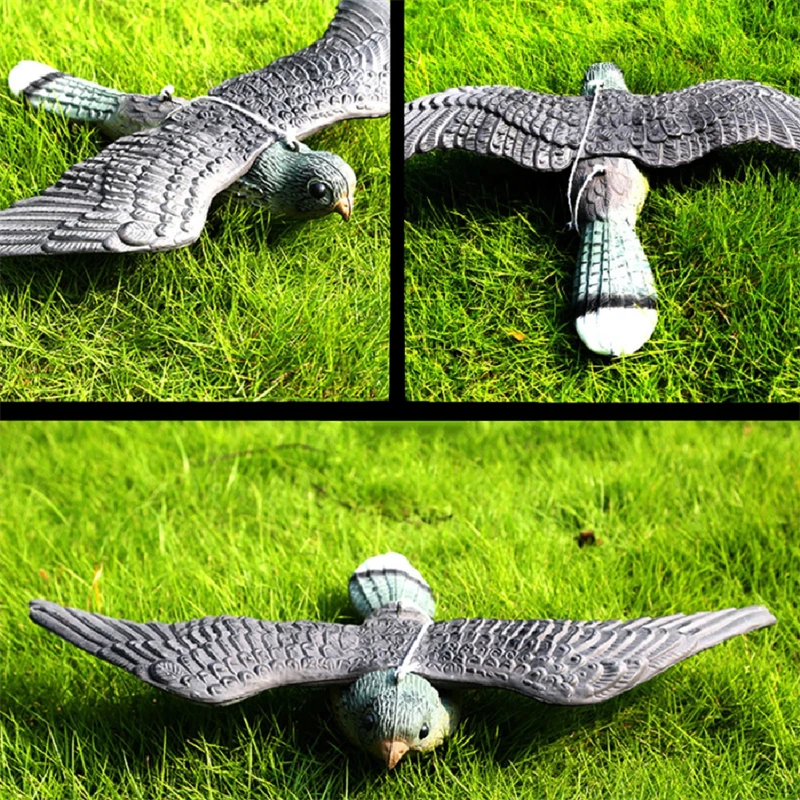 Realistic 3D Falcon Decoy for Pest Control and Garden Decoration