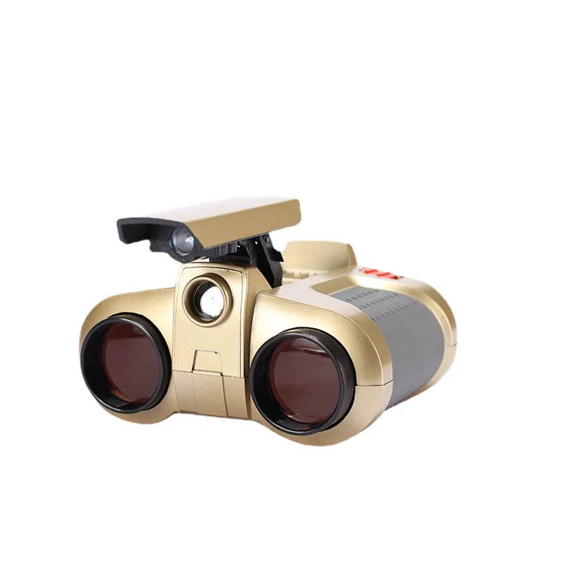 

New Children's Night Vision Instrument 4X30 Binocular Telescope with Light Focusing Night Vision, Compact and Practical