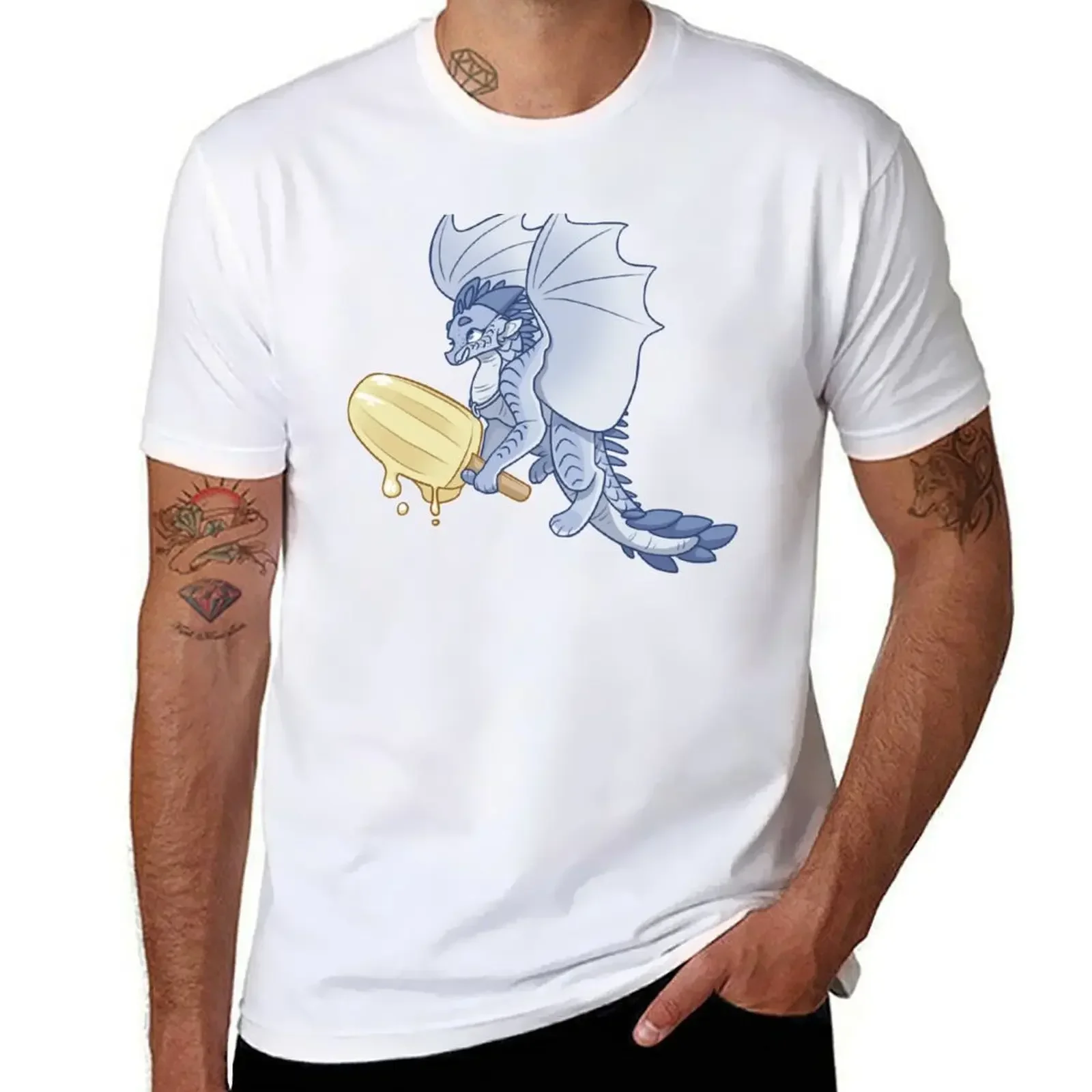

Lynx with Popsicle T-shirt quick-drying plus sizes mens graphic t-shirts