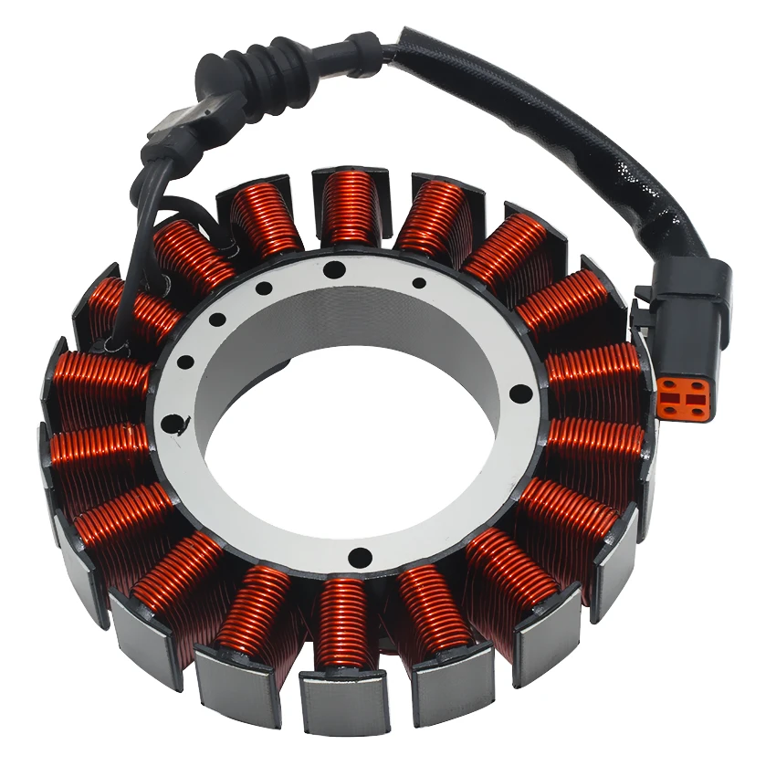 OEM:30017-07 할리 데이비슨 FLSTF 1584 Fat Boy FXST 1584 Softail 오토바이 액세서리 용 마그네토 발전기 고정자 코일