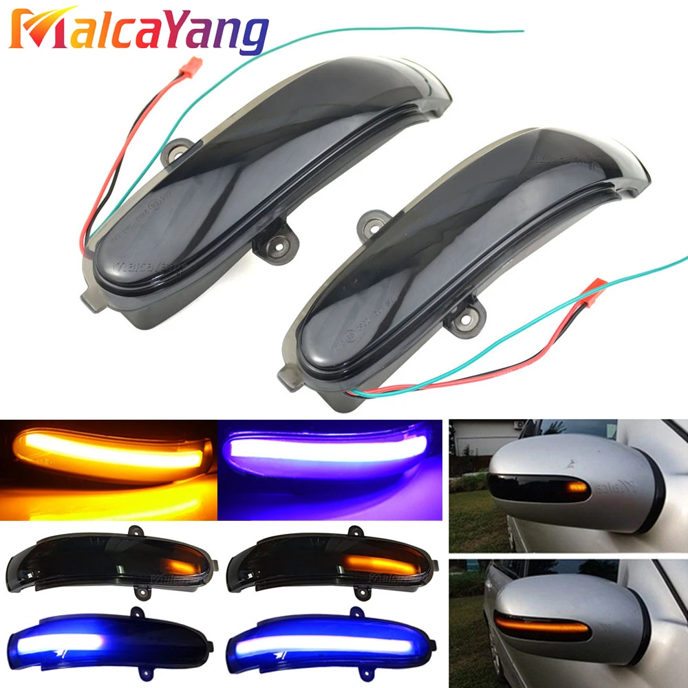 �޸������� ���� C Ŭ���� W203 S203 CL203 2001-2007 LED ���� ���õ� ���̵� �̷� ����Ʈ, �����̴� ���� ���̳��� ����Ŀ, 2 ��