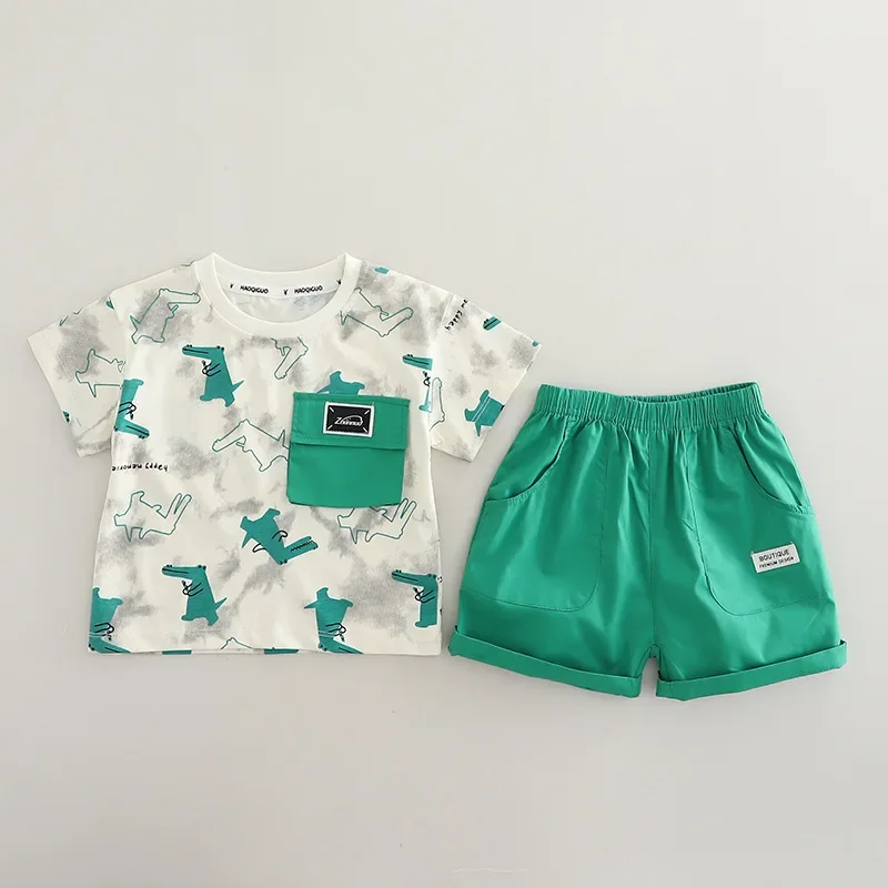Ensemble 2 pièces pour garçon : t-shirt et short