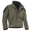 EU Size 4.0 Motorcycle Tactical Cargo Jacket Men Outdoor Waterproof Hard Hiking Jacket Multi-pocket Windbreaker Coat Plus Size 2