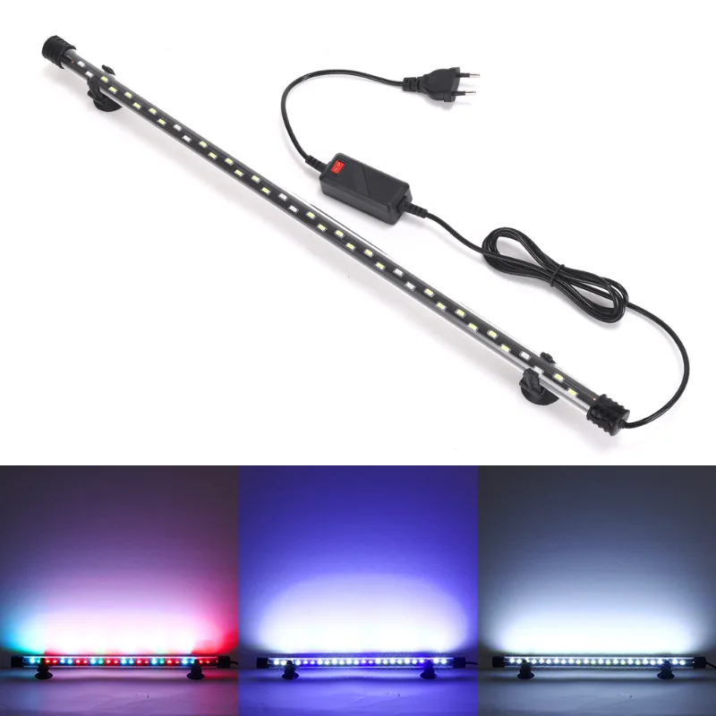 

Aquarium Light LED Plant Grow Lamp Waterproof Fish Tank Light 18-58CM Underwater Aquariums Decor Lighting 90-260V 5730chip