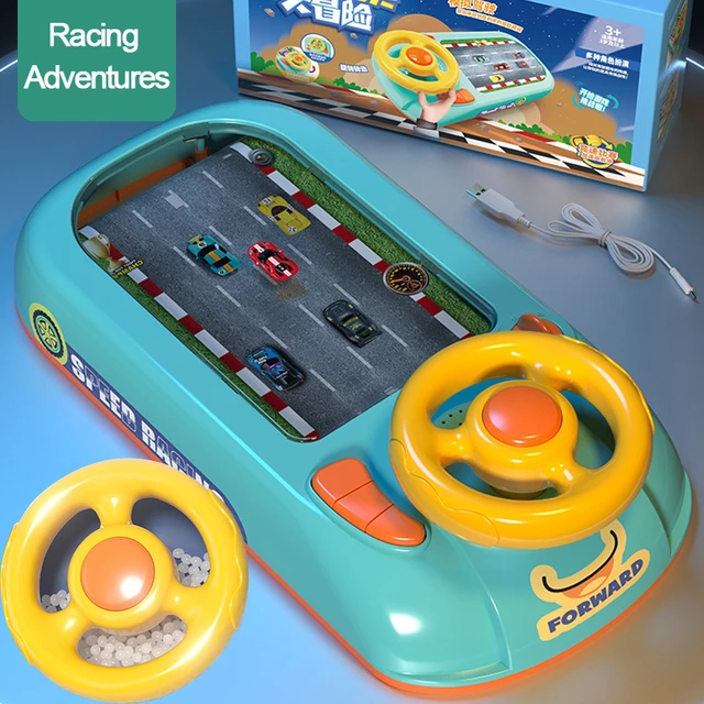 volante para crianças  Simulação Condução Jogo Máquina Corrida Brinquedo -  Emocionante console jogos volante, brinquedos educação infantil aventura  menino menina Dedaiby : : Brinquedos e Jogos