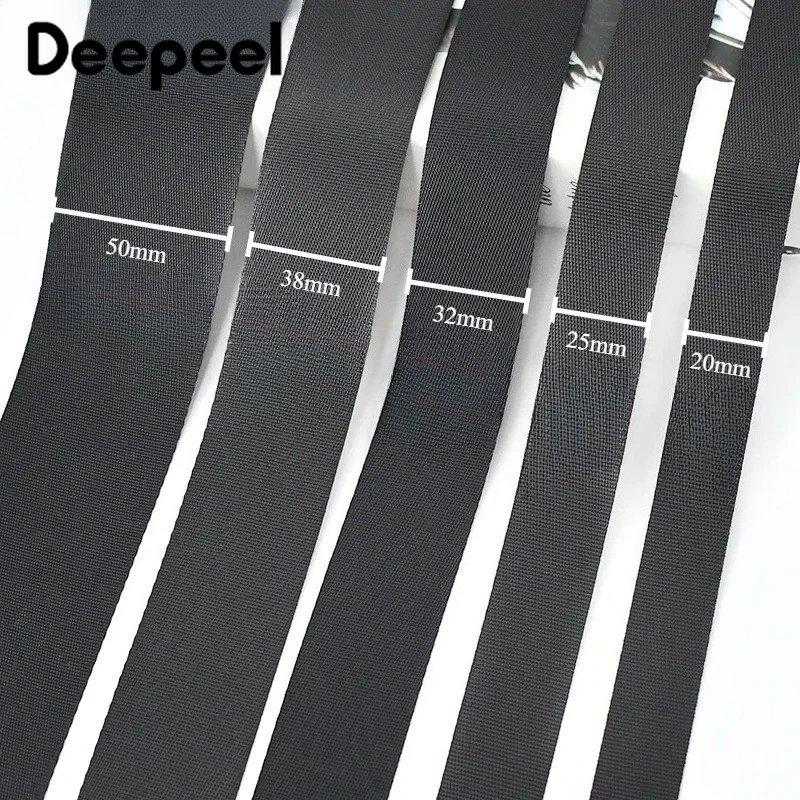 10-Meter Nylon Webbing Strap for Decorative Sewing and Crafting