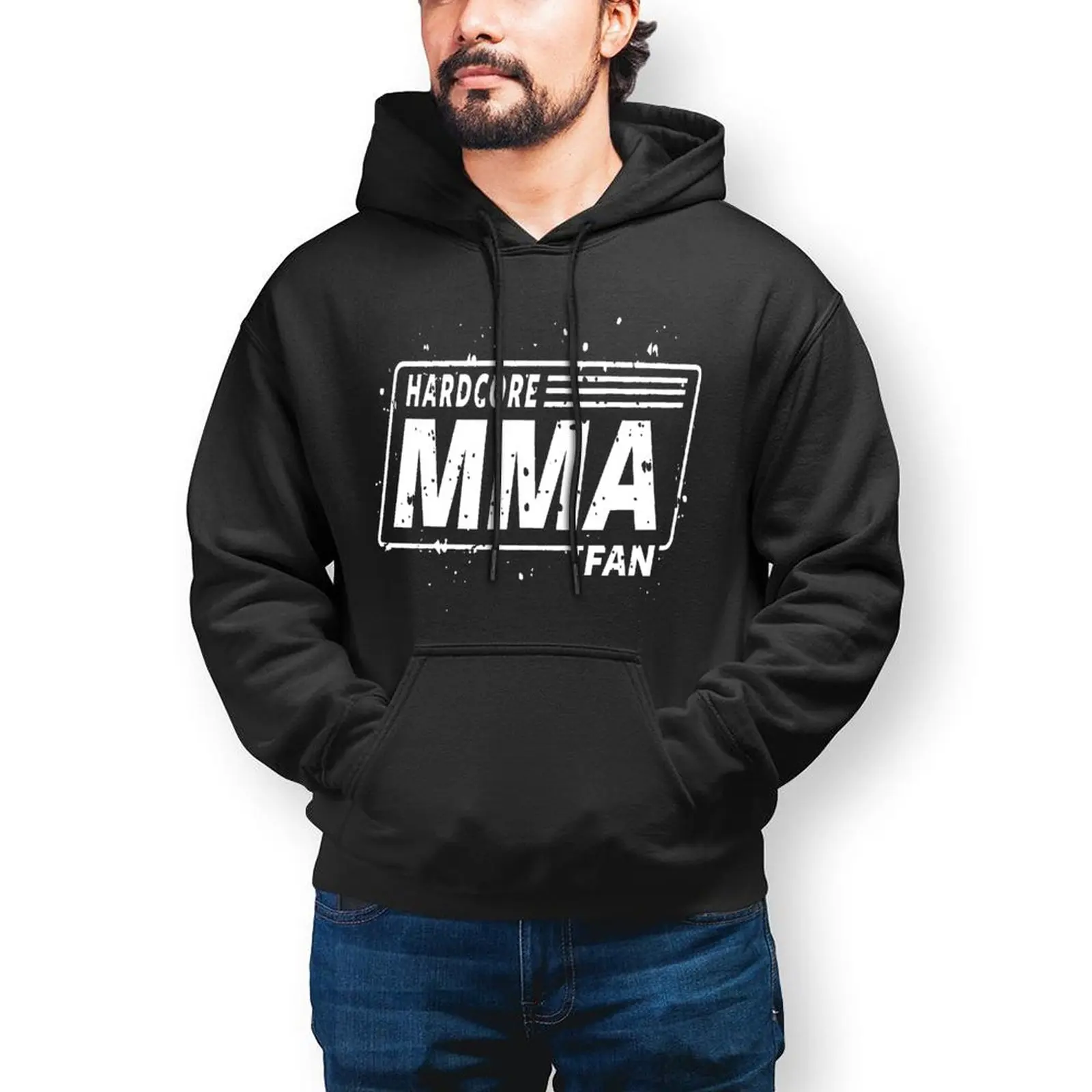 

Mma Casual Hoodies MMA MIXED MARTIAL ARTS HARDCORE MMA FAN Aesthetic Cotton Sweatshirts Autumn Street Style Pullover Hoodie