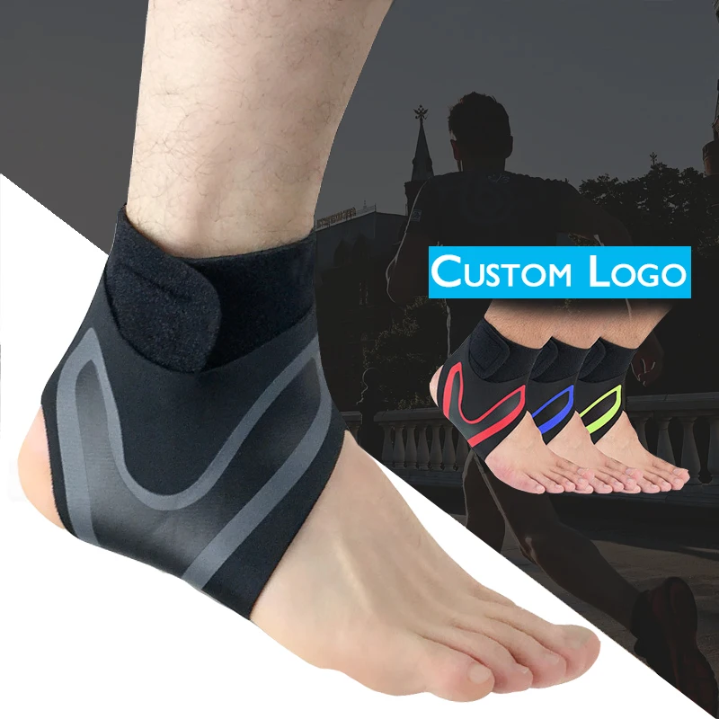 

Basketball Thin Ankle Support Elastic Football Tennis Ankle Brace Weightlifting Ankle Foot Bandage Sprain Prevent Custom Logo