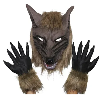 Funny Werewolf Latex Mask 1