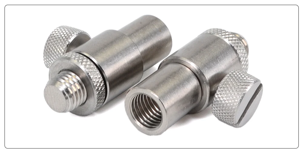 Hirisi Aluminium-Schnellwechselanschluss, universell für Rod Pod, Bank, Sticks, Summer, Bars, Bissanzeiger, Karpfen-Angelgerät-Adapter – Detail 7