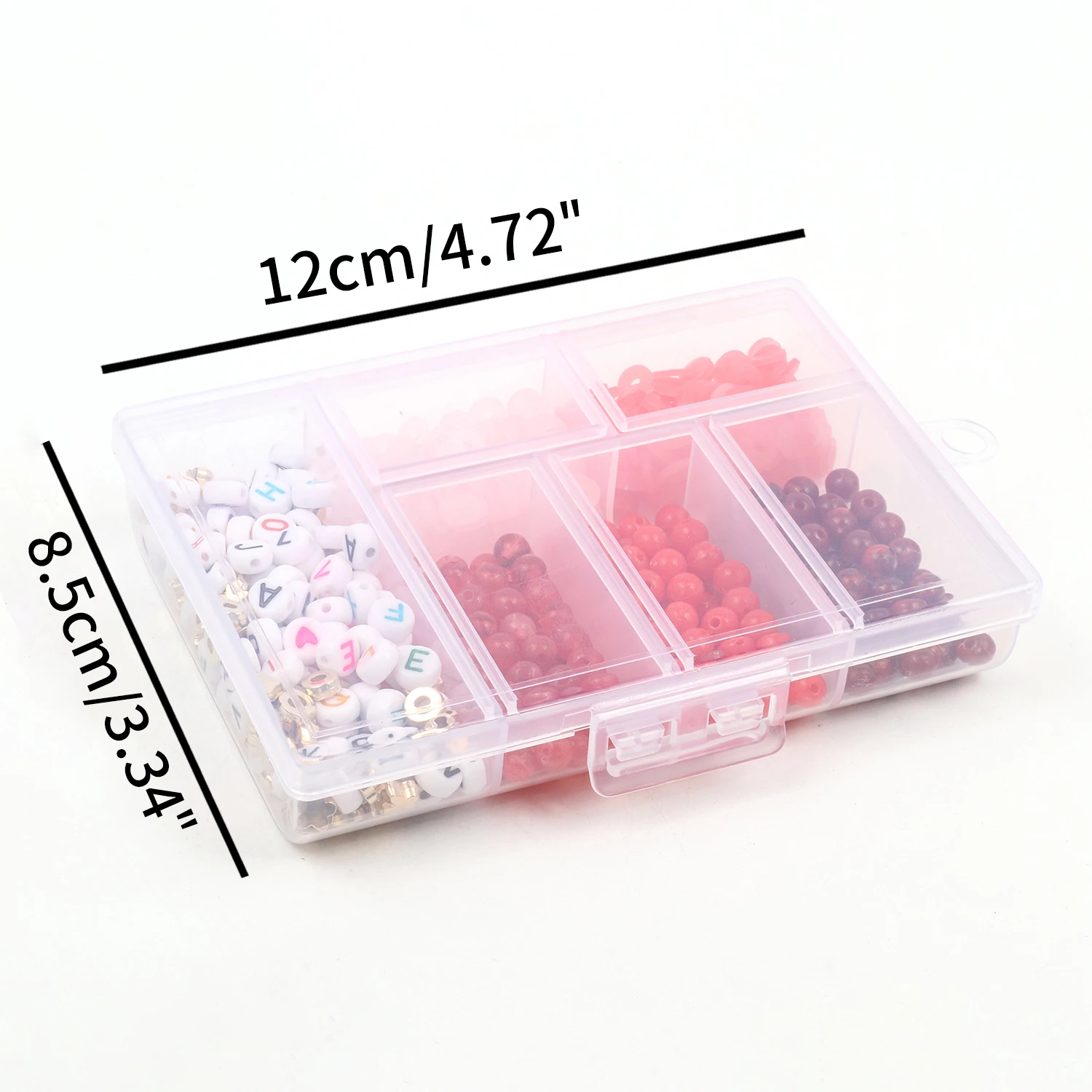 26 Style Clear Acrylic Alphabet Beads Mix Color 6mm Chip Polymer