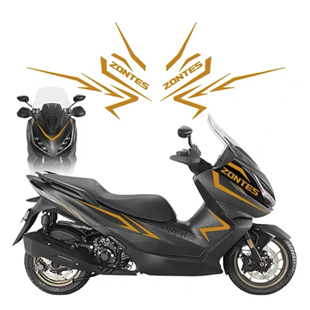 Neu für Zontes 350e Motorrad Anti-Rutsch-Kraftstoff tank Pad Aufkleber Motorrad Heizöl Tank Pad Aufkleber Schutz fit für Zontes 350e – Detail 8