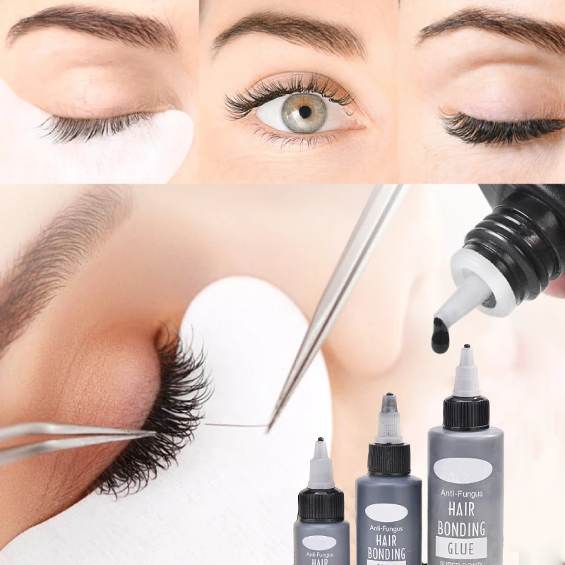 30ml Wig Glue for Toupee False Eyelashes Invisible Liquid Adhesive for Closure Frontal Lace Wig Waterproof Hair Bonding Glue